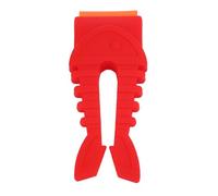 Generic Couvercle de sécurité du Four Couvercle de Silicone Bouton de Silicone Verrure Universelle Compatibilité pour Poêle à Gaz Conception de Nettoyage Facile à Usage Domestique (rouge)