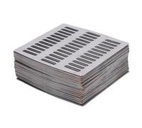 Generic Couvercle de Trou de Drainage en Acier Inoxydable, Insertion de Trou de Vidange de Brique Durable pour la Protection des Murs de la Maison, 40 Pièces