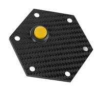 Generic Couvercle du Klaxon du Volant, Haute Résistance Résistante à l'oxydation Coble Cap CAPIL Centre DE REFORME DE Reformation pour 6 BOULONS (Yellow)