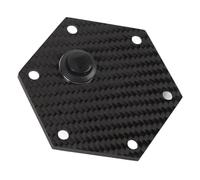 Generic Couvercle du Klaxon du Volant, Haute Résistance Résistante à l'oxydation Coble Cap CAPIL Centre DE REFORME DE Reformation pour 6 BOULONS (Black)