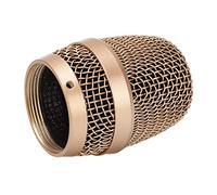 Generic Couvercle en Maille D'acier Inoxydable pour Microphone, Tête de Remplacement de Microphone Durable et Résistante aux Explosions pour Baier 780 790 pour Veda M3 M5 doré