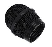Generic Couvercle en Maille de Microphone en Acier Inoxydable, Remplacement de Grille de Tête de Micro Résistant aux éruptions pour Microphone Filaire et sans Fil pour Noir