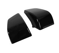 Generic Couvercles de Carénage du Panneau Latéral de Batterie de Moto, Look Classique, pour Shadow ACE VT400 VT750 1997 - 2003 avec Surface Chromée (BLACK)