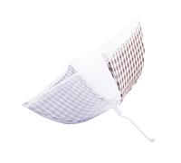 Generic Couverture de Parapluie Alimentaire Pliable, Dôme Pop-Up en Maille, Filet Anti-insectes pour les Pique-niques 32x31cm (Beige)