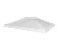 Generic Couverture de Tonnelle, Tonnelle Toutes Saisons, Tissu Polyester, Revêtement PVC pour Terrasse Extérieure, Jardin et Arrière-Cour (4x3 mètres)