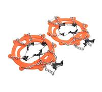 Generic Couvre-Pieds pour Crampons à 8 Dents pour l'escalade sur Glace et Le Ski, Acier Inoxydable Durable et Caoutchouc TPE pour Routes Glacées et Pistes, Unisexe Taille 35-45, Léger Lot de 2