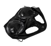 Generic Couvre-Yeux pour Courses de Chevaux, Pare-Vent, Résistant au Sable, œillères Confortables pour Aide à la Concentration, équipement de Course (Black)
