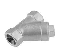 Generic Crépine en Y en Acier Inoxydable 3/4"DN20 PT pour Tuyau fileté pour Pétrole et Gaz, Filtration de Type Y avec Conception à Double Maille, Essentiel pour les Systèmes de Tuyauterie et la