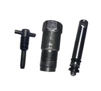Generic Cric hydraulique vertical Pompe à huile Double joint d'huile réparation automobile Longueur 55 mm Noir