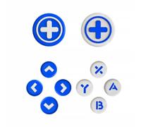 Generic Cross D-Pad Lot de capuchons de boutons pour Switch 2 Bleu et blanc