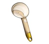 Generic Cuillère à Portion de Riz 180ML, Clamp/Holder à Long Manche Durable, Cuillère à Mesurer le Riz Transparente pour la Cuisine, le Bain, la Salle D'artisanat (orange transparent)