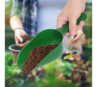 Generic Cuillères à Pelle en Plastique Multifonctions Pelle de Plantation de Fleurs Légère et Durable, Adaptée à la Plantation en Extérieur, de Sol Verte de 11,7 Pouces pour la Transplantation et Le