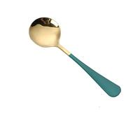 Generic Cuillères de Service, Cuillères de Service pour Buffet à Soupe en Acier Inoxydable avec une à Poignée Longue Confortable en Acier Inoxydable épais pour Manger des Choses comme la Soupe, le