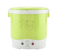 Generic Cuiseur à Riz électrique Multifonctionnel Portable, Cuiseur à Vapeur pour Voitures, Facile à Transporter, pour les Cols Blancs et les étudiants (GREEN)