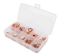 Generic Cuivre Cuivre, Assortiment Set Anneaux de Assortiment Anneaux de Scellage o Anneau Joint de Scell