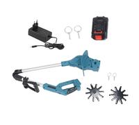 Generic Cultivateur électrique Pliable, Conception Légère, Lames à Grande Vitesse, Batterie Rechargeable, Idéal pour Le Jardinage/la Culture du Sol de la Pelouse, Profondeur de 7 Pouces (1 Batterie