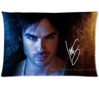 Generic Custom Ian Somerhalder Damon Salvatore The Vampire Diaries Motif Taie D'oreiller (76 Cm X 50 Cm)