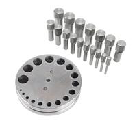 Generic Cutter à Disque Rond, Coupe-Disque de Punch à Disque avec Acier de dureté élevée pour la Fabrication de Bijoux