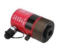 Generic Cylindre Hydraulique 14 Tonnes Outil électrique à Piston Creux Robuste avec Connecteur ZG3/8 Pouces pour la Construction Industrielle et la Construction Navale en Acier 45