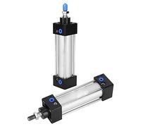 Generic Cylindre Pneumatique à Double Effet SC32 de 32 Mm à Haute efficacité pour les Systèmes Mécaniques en Alliage D'aluminium 1,3 Pouces (SC32X75)