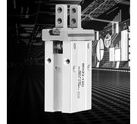 Generic Cylindre Pneumatique Durable de Doigt de Cylindre D'air D'alliage D'aluminium de MHZ2-10D Double Simple Effet pour des Systèmes D'automatisation Alésage de 10mm