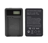 Generic D800 D750 D7000 Chargeur de Batterie pour Appareil Photo Compatible Écran de Charge LCD pour Activités de Plein Air Design Compact Noir 1 unité