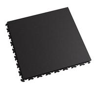 Generic Dalle PVC pour garage pros et habitat | Sol atelier robuste à pose emboîtable sans colle industrielle solide joints invisibles - 2030 ECO, Lisse Grainé Gris, 45,2 x cm