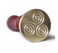 Generic Dara Knot Tampons en cire avec 1 poignée représentant la force et la fidélité sans fin, l'amour, pour invitations de mariage, cartes, enveloppes (Triskelion)