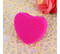 Generic de Nettoyage Cosmétique en Silicone 7 Couleurs, épurateur Durable et Flexible pour Brosse à Main, Tampon de Lavage pour le Visage et les Pinceaux de Détail, adapté aux Amateurs de