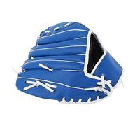 Generic de Softball 12,5 Pouces de Baseball en PU Bleu Mitaine de Extérieur Double renforcé Facile à Nettoyer pour Les Lanceurs d'entraînement de Baseball Softball Joueurs de Extérieur Pratique en