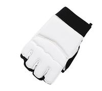 Generic de Taekwondo Protège-Main de Sparring en Tissu tricoté PU avec Planche EVA de Boxe Demi-Doigt Doux et Imperméables pour Compétition d'entraînement pour Enfants et Adultes