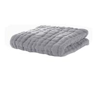 Generic Débarbouillettes en Coton pour bébé, Serviettes Douces en Microfibre à 6 Couches pour Peaux Sensibles, 12x12 Pouces, 6 Pièces (gris clair)