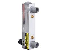 Generic Débitmètre de Liquide Réglable de Type Panneau Acrylique pour L' Industrielle, Plage de Mesure à échelle Claire 0,5-5 GPM, pour la Production Industrielle et Agricole