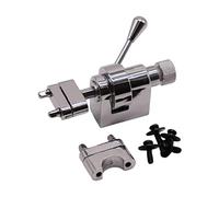Generic Déclencheur de Caisse Claire Professionnel Outil Robuste En Métal pour Installation Facile Adapté Aux Instruments de Percussion et Kit de Batt, argent