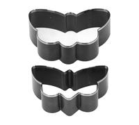 Generic Découpeuse de Cuir en Forme de Papillon sans Couture, en Acier de Haute durabilité pour Joints et étiquettes Créatifs, 2 Pièces