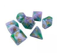 Generic Dés de Jeu de Rôle 5x7x, Dés Polyédriques, Dés Multi-faces, Dés de Jeu, pour Jeux de Rôle, Jeux D'aventure sur Table, Cadeaux Créatifs, Accessoires