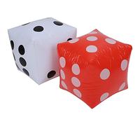 Generic Dés Gonflables, Gros Dés avec Ballons de en PVC Légers pour Extérieur