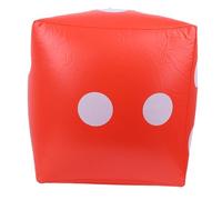Generic Dés Gonflables pour Activités de Fête, Fournitures de Jeu, Jouet Orange, 1 Pièce, Favorise Les Relations Intimes, Matériau en PVC adapté à Les âges (Rouge)