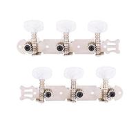 Generic Des Têtes de Machine en Argent de Haute qualité pour les Guitares Classiques - Des Chevilles de Réglage Robustes et Durables pour un Réglage de Cordes Rapide et Précis