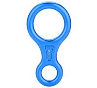 Generic Descendeur de Corde Figure 8 Haute Résistance 35KN pour l'escalade, équipement de Sauvetage d'escalade pour la Plupart des Gens, Matériau Métallique (Blue)