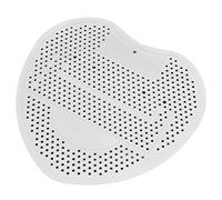 Generic Désodorisant Durable Résistant aux éclaboussures pour Salle de Bain, Bureau, Restaurant, Tapis D'urinoir Anti-blocage Facile à Nettoyer pour Toilettes pour Hommes 19 X 17 Cm (WHITE)