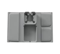 Generic Dessous de Verre de Canapé, Accoudoir de Canapé, Accessoire Portable, Support de Verre Robuste En Silicone, Dessous de Verre pour Tasse Spatiale, gris