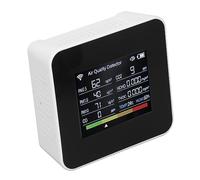Generic Détecteur de qualité de l'Air, Réponse Rapide CO2 HCHO TVOC PM2.5 PM10 CO WiFi Digital Air Monitor for Home Room
