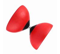 Generic Diabolo Triple Roulement Set Yoyo Chinois de Haute Qualité pour Jeunes et Vieux Débutants Plastique ABS Adapté de Couleur Rouge Vert Jaune Environ 303g (Rouge)