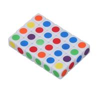 Generic Dice à Point de Couleur, 24 Pcs de Dix Dés 16 Mm à Six Côtés pour l'apprentissage