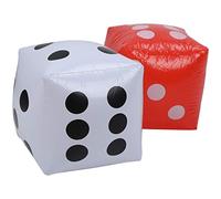 Generic Dice Gonflable, Décor de Dés Gros Dés avec PVC Léger pour l'extérieur