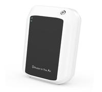 Generic Diffuseur Aromaterapia, Acrylique PP Smart Scent Air 150 ML Machine pour l'hôtel (Noir et Blanc)