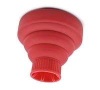 Generic Diffuseur de Sèche-Cheveux Pliable en Silicone, Portable, pour Cheveux Bouclés, Volume Dommages, pour la Maison, les Voyages, les Salons, 1 Paquet (rouge)
