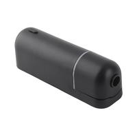 Generic Diffuseur D'huiles Essentielles Plug and Play pour Voiture avec 6 Bouteilles de 5 ML, Fonction de Détection de Mouvement D'huile Essentielle pour Voyage, Verre PP USB 5 V (Black)