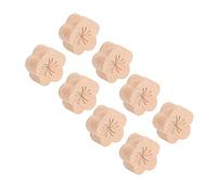 Generic Diffuseur D'huiles Essentielles pour Voiture, Bois de Hêtre Naturel, en Forme de Fleur de Prunier, Diffuseur D'arôme pour Voiture, Salon, Chambre à Coucher, Bureau, 8 Pièces